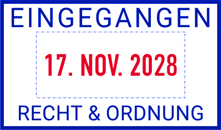 Colop Classic Line 2160/2 zweifarbiger Datumsstempel 41x24 mm ZWEIFARBIG