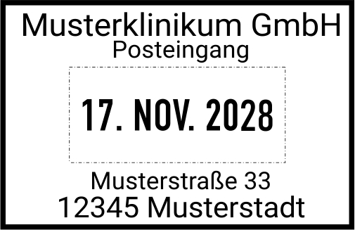 Colop Classic Line 2360 Datumstempel 45x30 mm BLAU