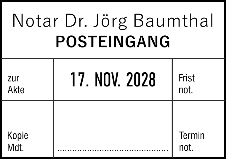 Trodat Classic Datumstempel 2910 P08 64x45 mm 