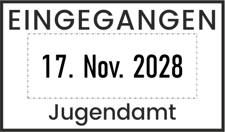 Trodat Printy 4750 4.0 Datumstempel m. Text 39 x 22 mm BLAU