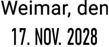 Trodat Printy 4850 Datumstempel m. Text 24 x 4 mm SCHWARZ BLAU