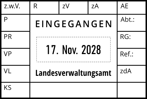 Trodat Professional 5480 4.0 Datumstempel mit Text 68x47 mm BLAU