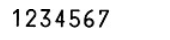 REINER Paginierstempel C1 7 Räder, Zeichengröße 5.5 mm, Blockschrift SCHWARZ