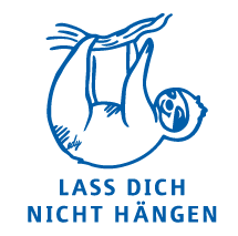 trodat edy FIX - Motivationsstempel Lass dich nicht hängen - Printy 4922 BLAU BLAU