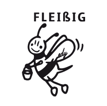 trodat edy FIX - Motivationsstempel Fleissig - Printy 4922 GELB SCHWARZ