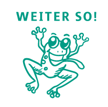 trodat edy FIX - Motivationsstempel Weiter so - Printy 4922 GRÜN GRÜN