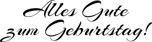 Colop Printer Motivstempel zum Geburtstag, Alles Gute, Dankeschön SCHWARZ BLAU