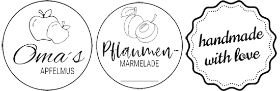 Trodat Printy 4642 Handarbeitsstempel rund mit Motiv HA - Selfmade BLAU BLAU