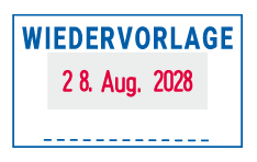 Trodat Office Professional Wiedervorlage ZWEIFARBIG