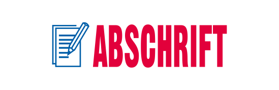 Eco-Printy mit Text: Abschrift ZWEIFARBIG