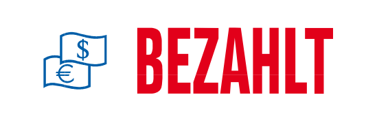 Eco-Printy mit Text: Bezahlt ZWEIFARBIG