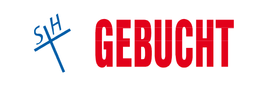 Eco-Printy mit Text: Gebucht ZWEIFARBIG