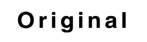 Holzstempel mit Text: Original 