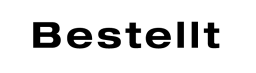 Holzstempel mit Text: Bestellt 