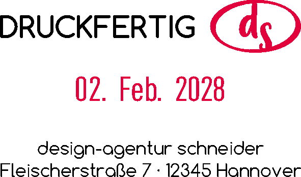 Trodat Printy 4729 Mehrfarbiger Stempel mit Datum ROT 