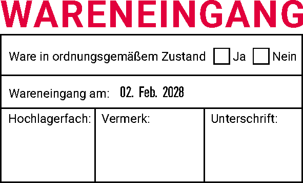 Trodat Professional 54120 mehrfarbiger Stempel MCI, Datum mittig 