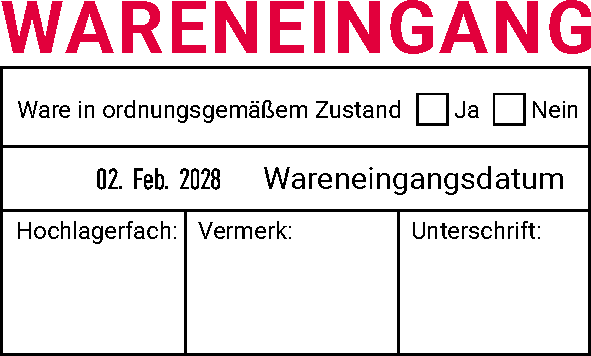 Trodat Professional 54120 mehrfarbiger Stempel MCI, Datum links 