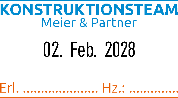 Trodat Professional 5440 Mehrfarbiger Stempel 