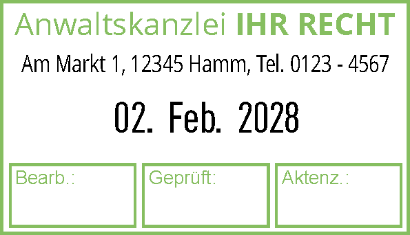 Trodat Professional 5460 Mehrfarbiger Stempel 