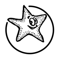 Colop Printer R12 Outdoorstempel rund mit Tauchstempel-Motiv TA SCHWARZ BLAU