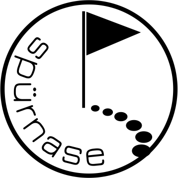 Colop Printer R Outdoorstempel rund mit Geocaching-Motiv GC BLAU