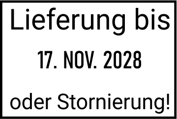 Colop Printer 52 Datumstempel mit Text 30x20 mm BLAU