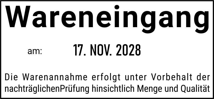 Colop Printer 60 Datumstempel mit Text 76x37 mm BLAU