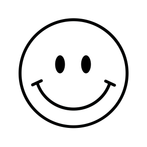 Smiley Stempel Lachen Trodat Printy SCHWARZ SCHWARZ