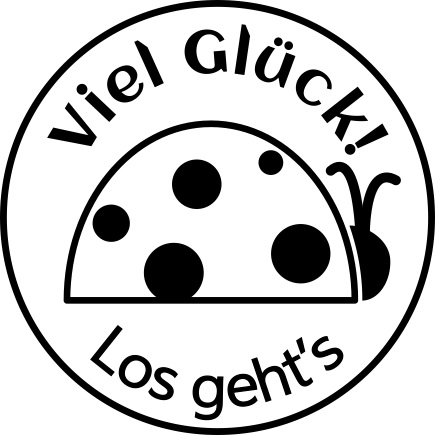 Textplatte Holzstempel Rund 25 mm 