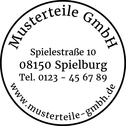 Holzstempel Rund 40 mm 