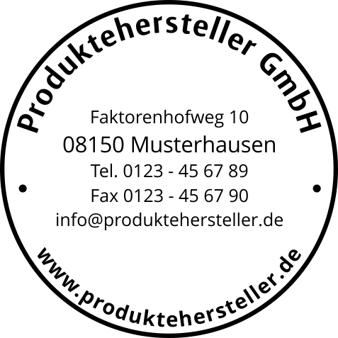 Holzstempel Rund 60 mm 