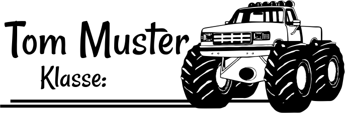 Colop Printer Stempel mit Schulmotiv SCHWARZ BLAU