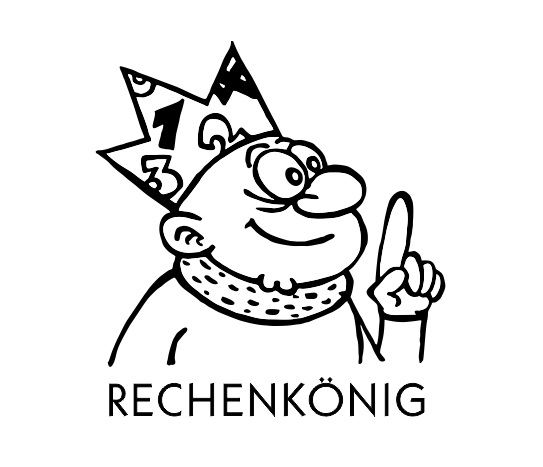 Printy 4923 Motivstempel Motiv Q2 Rechenkönig SCHWARZ BLAU