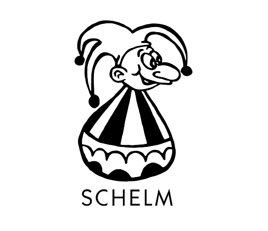 Printy 4923 Motivstempel Motiv Q5 Schelm SCHWARZ BLAU