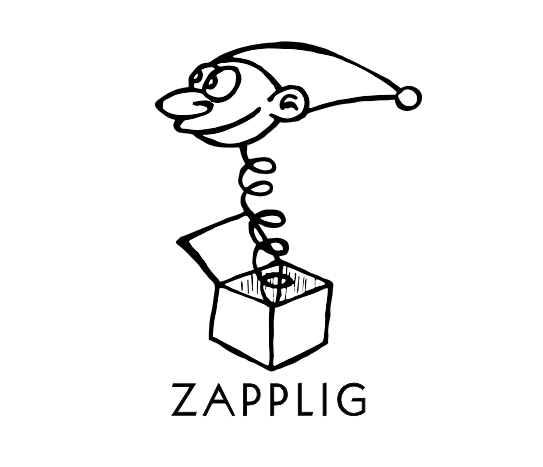 Printy 4923 Motivstempel Motiv Q10 Zapplig SCHWARZ BLAU