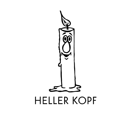 Holz Motivstempel Motiv Q16 Heller Kopf 