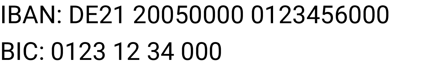 SEPA Stempel 4 - Modell Trodat Printy 4913 4.0 mit eigenem Text GRÜN BLAU