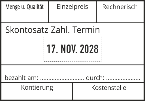 Ersatztextplatte für COLOP CLASSIC LINE 2860 