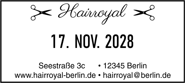 Ersatztextplatte für Trodat 2910 P03 - Handstempel 