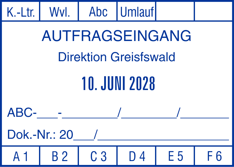Ersatztextplatte für COLOP Expert Line 3860 