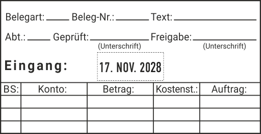 Ersatztextplatte für COLOP Expert Line 3960 