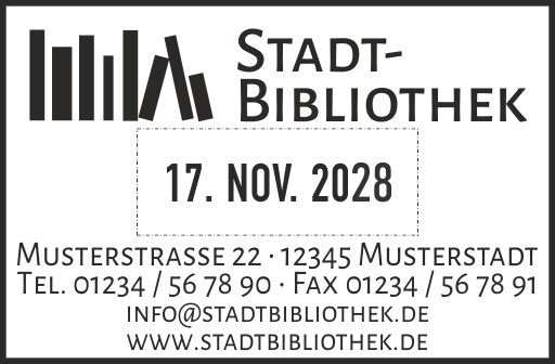 Ersatztextplatte für Trodat Printy 4727 