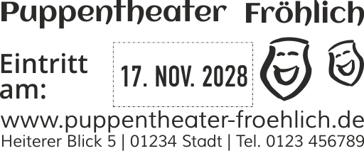 Ersatztextplatte für Trodat Printy 4731 