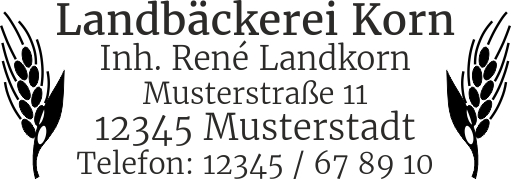 Ersatztextplatte für Trodat Printy 4913 4.0 Textstempel 