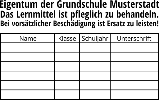 Ersatztextplatte für Trodat Professional 5211 Textstempel 