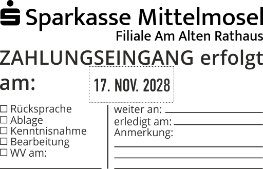 Ersatztextplatte für Trodat Professional 54110 Datumstempel 