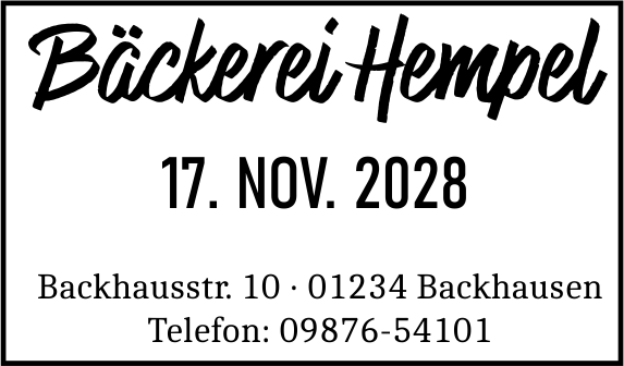 Ersatztextplatte für Colop Printer 35 Dater 