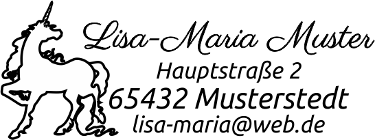 Colop Printer Stempel mit Tiermotiv SCHWARZ BLAU