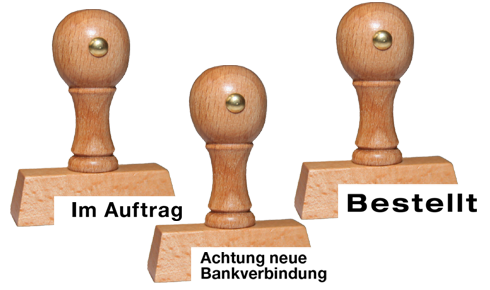mit fertigem Text