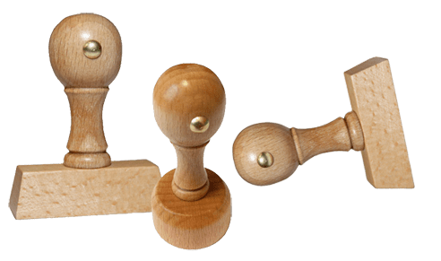 Holzstempel